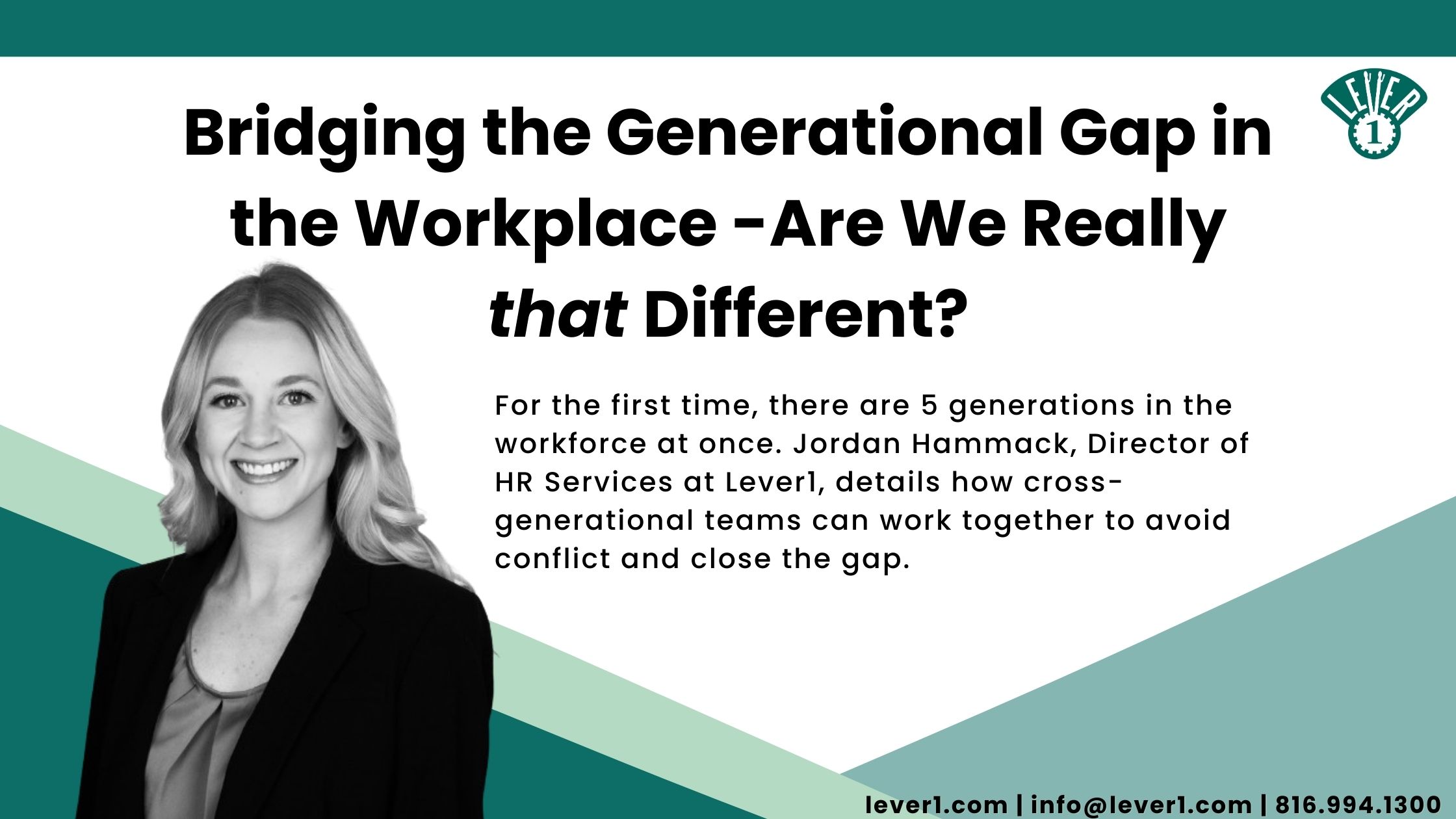 Bridging the Generational Gap in the Workplace Are We Really that